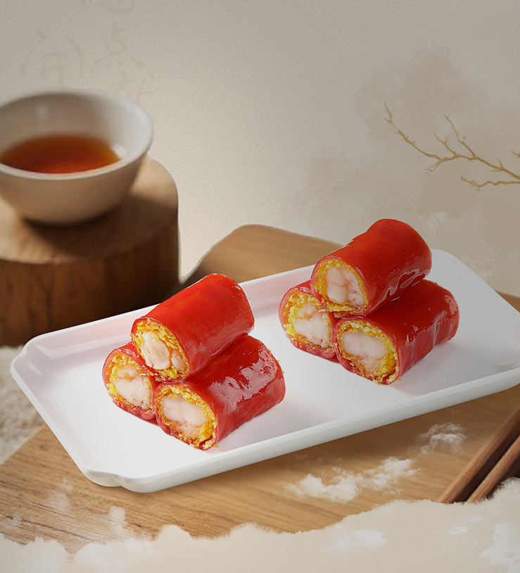 脆脆鲜虾红米肠